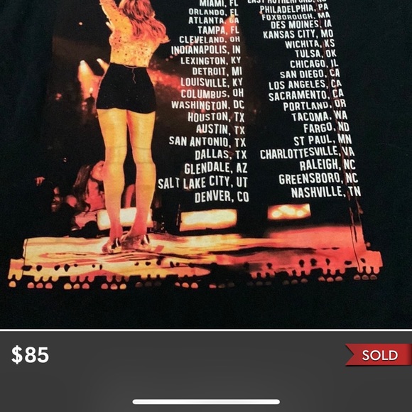 Taylor Swift Red Tour Shirt - Picture 5 of 5
